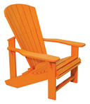 Orange Adirondack Chair