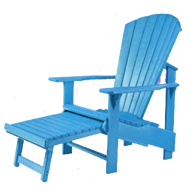 adirondack chair with footstool