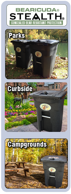 Stealth 2 Curbside 95 Gallon Bearproof Garbage Can