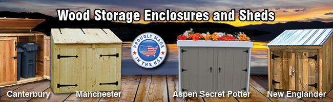 Best Outdoor Garbage Can Storage Sheds and Enclosures